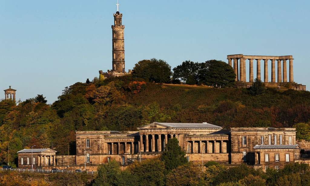 The Royal High School presiding over Edinburgh from Calton Hill (Credit: David Gray) 