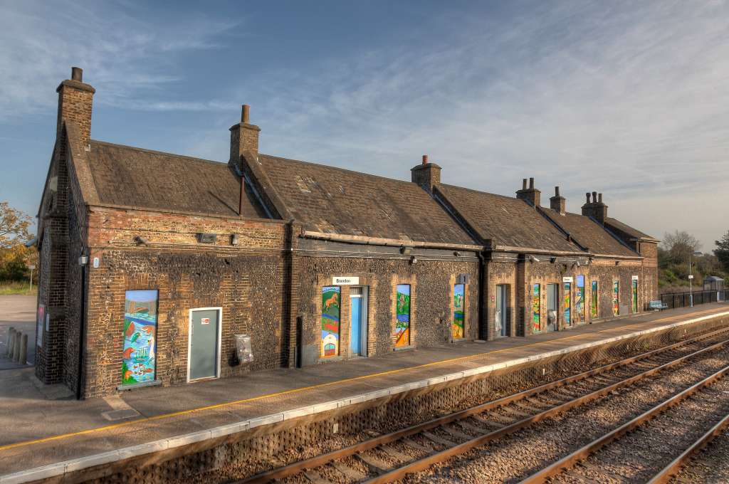 Brandon Station has stood on the Breckland line since 1845 (Credit: The Breckland Society)