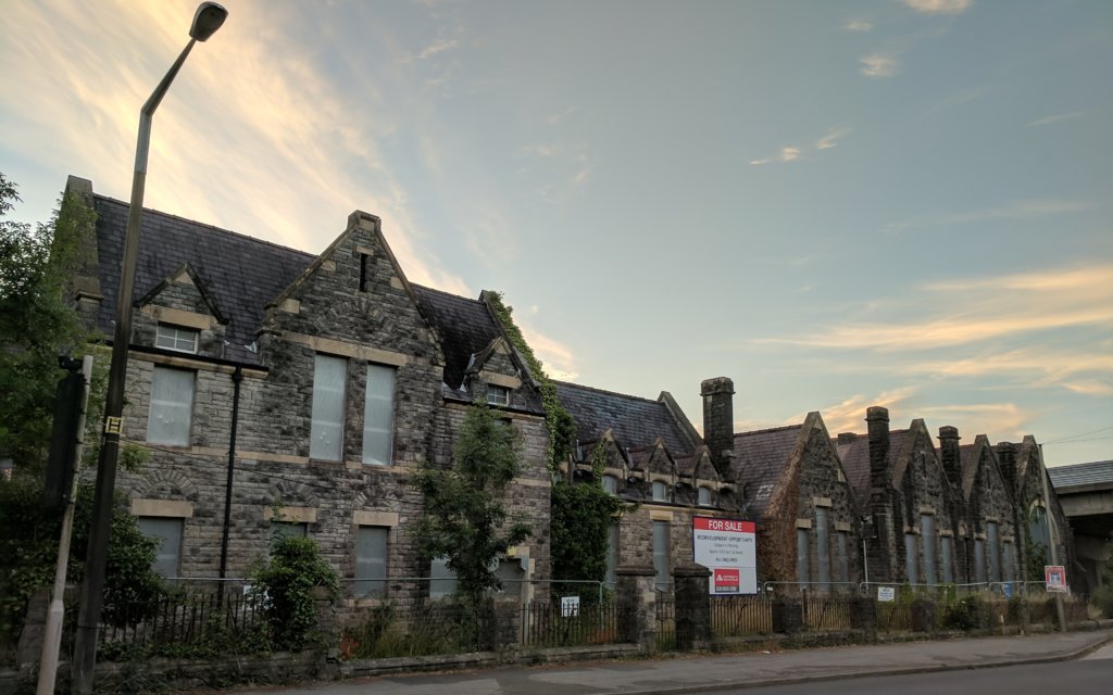 The impressive facade of the 1896 former Girls' School