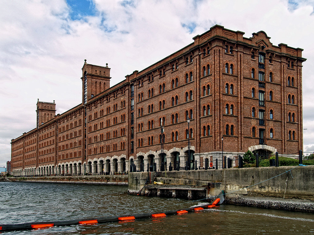 Grade II listed East Waterloo Warehouse overlooks the historic dock basin (Credit: Dave Wood)