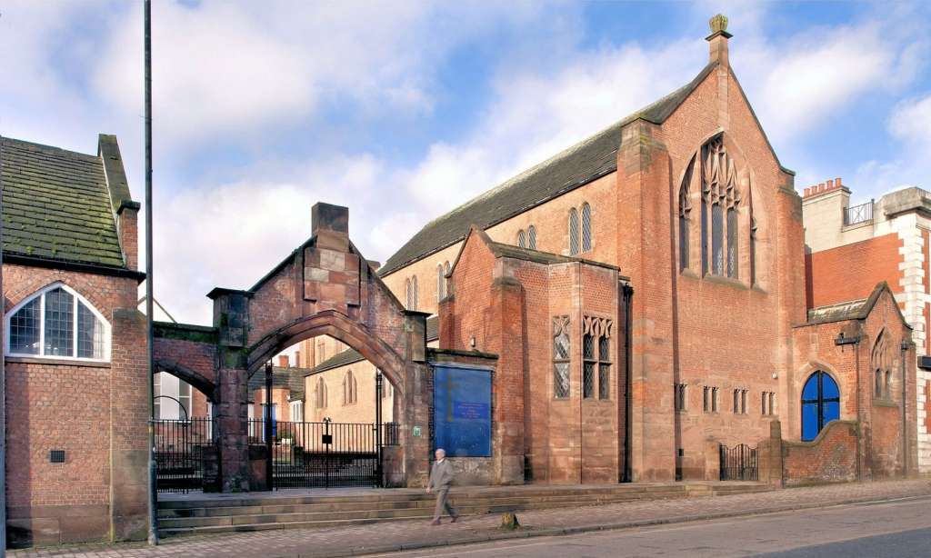 The grade II listed Long Street Methodist Church and Sunday School by Edgar Wood (Credit: Edgar Wood