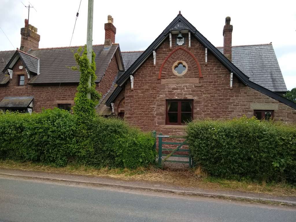 The 1877 school in the nearby village of Norton Skenfrith has been successfully converted