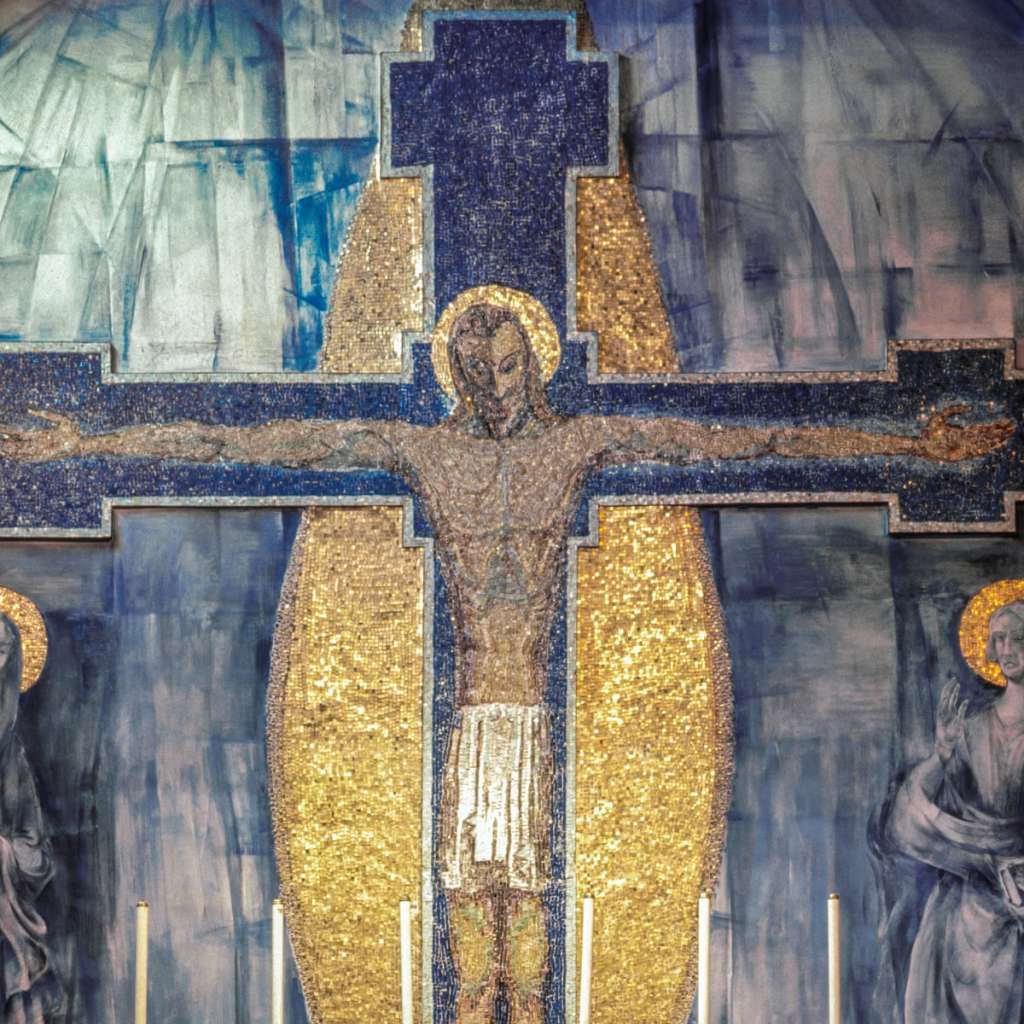 Mayer-Marton's mural The Crucifixion in its original state (The Guardian)