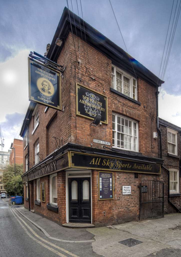 The Sir Ralph Abercromby Public House on Bootle Street. Eveleigh Photography