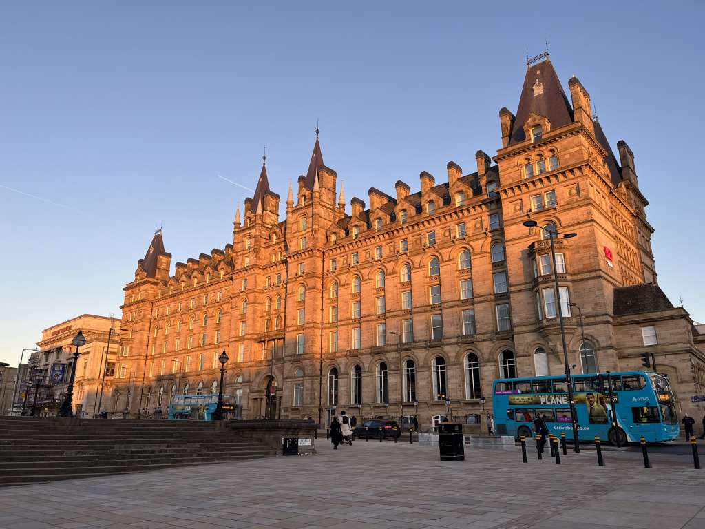 Liverpool's former North Western Hotel in February 2023 (Credit: Jonathan Brown)