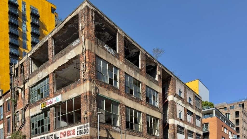 Ex-industrial building, Mason Street. Photo: Mark Watson